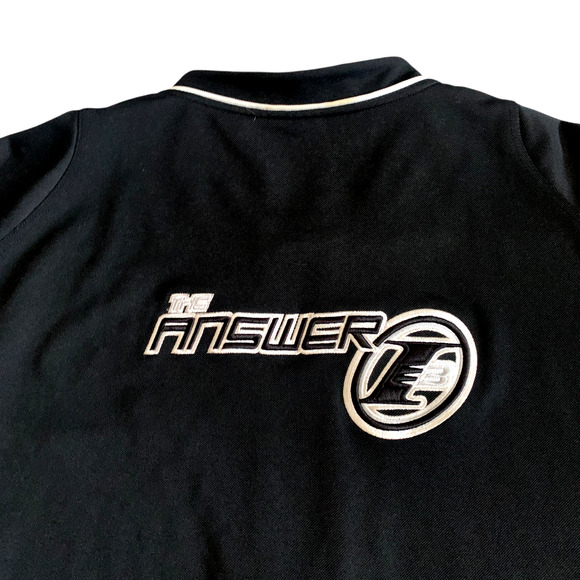 Reebok Mens 2XL Iverson Limited Edition Full Zip Y2K Short Sleeve Shirt Jacket - Picture 10 of 16